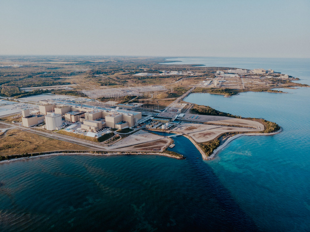 經營全球第二大核電廠的加拿大核能公司布魯斯電力（Bruce Power），正在跟其他機構探討運用過剩電力或棄電（curtailed power）生產氫能的可能。圖片來源：擷取自Bruce Power推特