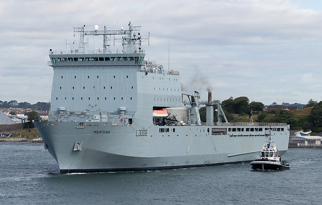 RFA Mounts Bay | Royal Fleet Auxiliary |  Bay-class Auxiliary Landing Ship Dock | HMNB Devonport | Plymouth
