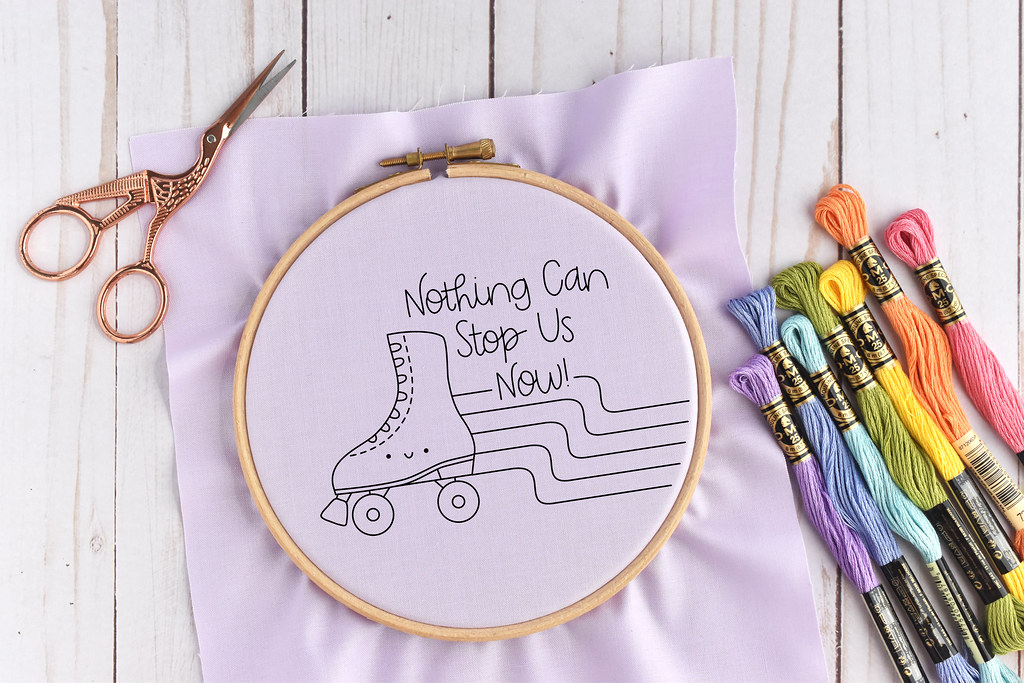 Nothing Can Stop Us Now Embroidery Pattern