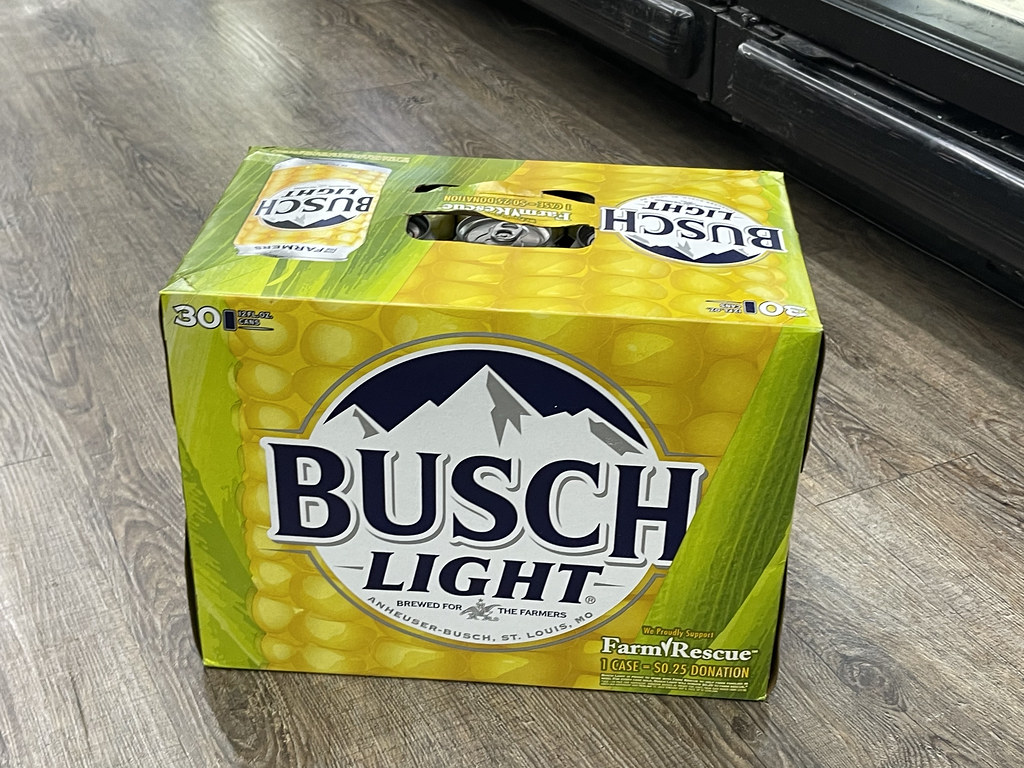 Busch Light Farm Rescue corn cans, I could not resist.