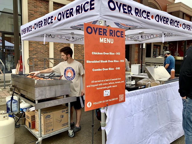 Over Rice food cart, Wayne Chicken Show, Photo by CRudin