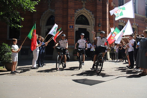 Wyjazd pierwszej grupy ("Rowerowe ŚDM") z Archidiecezji Krakowskiej na ŚDM Lizbona 2023 08.07.2023 r.