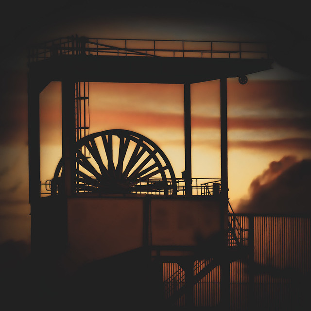 Miner`s sunset