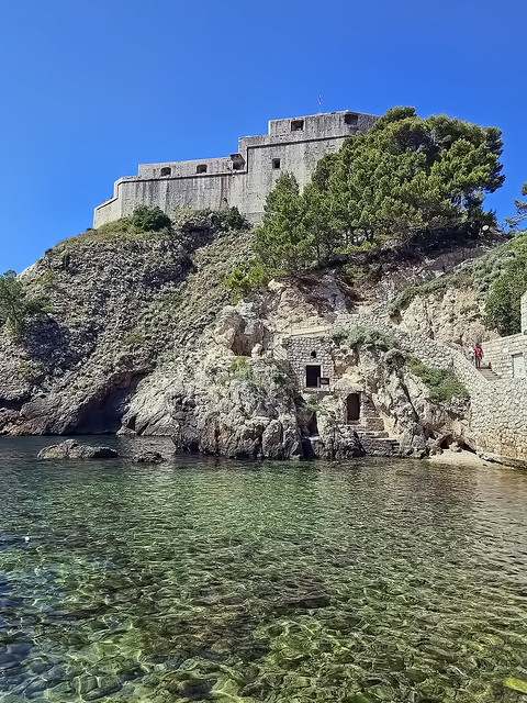 Fort Lovrijenac, Skalini dr. Marka Foteza 20000, City of Dubrovnik, Croatia, EU / Built: 1018 or 1038 / Built by: Dubrovnik citizens / Materials: Limestone