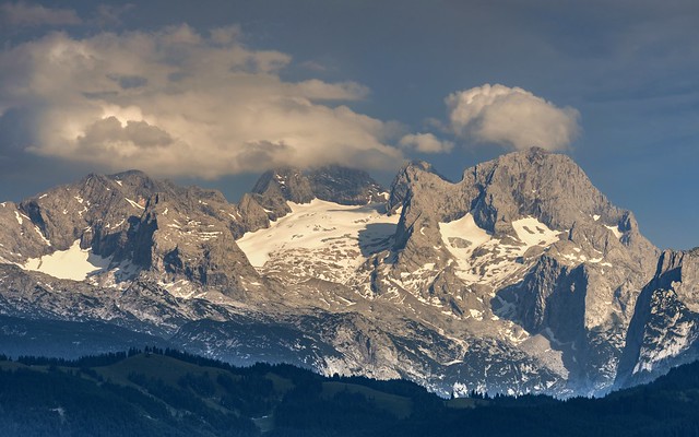 *Dachstein mountain range in the afternoon light*