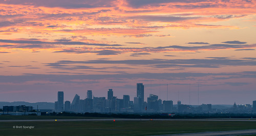 _DSC9592 by Brett Spangler, 4th of July - Blue garage at ABIAfireworks austinbergstrom austin atx sunset a7rv