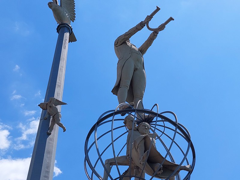 Magische Säule in Meersburg