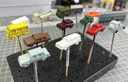 Painting My 3D Printed N Gauge Vehicles