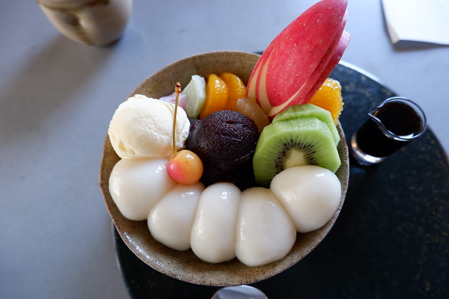 Shiratama Fruits Cream Anmitsu @ Teahouse Kirara