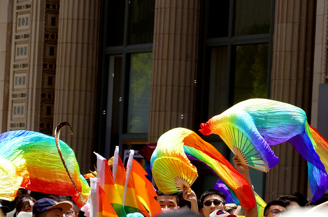 pride parade outing, rainbows  6-23*