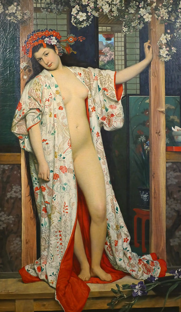 James Tissot, Japanese Woman Bathing