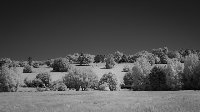 House on the hill,   Infrared 720nm