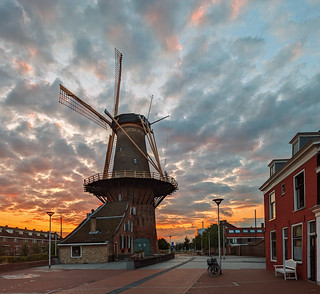 Molino de viento en Delft