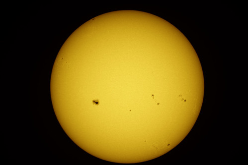 Sunspots by Scorpion-66, Beautiful sunspots today!sunset sunspots macchiesolari sonya6600 celestronc6 filtroastrosolar sun y