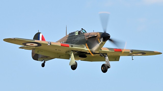 RAF Hawker Hurricane Mk-1 R4118 G-HUPW UP-W 605 Squadron
