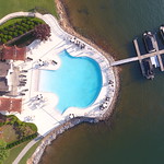 Overhead view of Pool at Crowne Pointe 