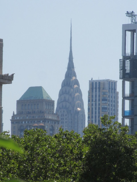 2023 Chrysler Building Spire Warped by Heat Wave 8573