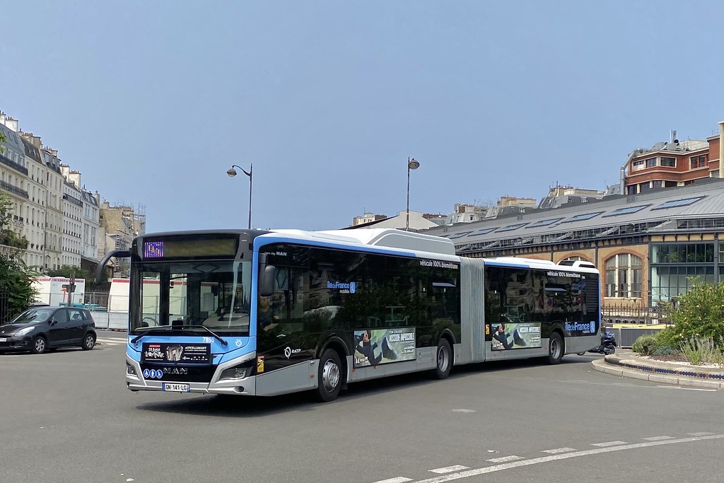RATP - MAN Lion’s City 18 G EfficientHybrid - 7855 - bus l… | Flickr