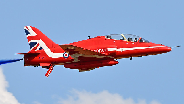1980 Hawker Siddeley Hawk T1 XX177 RAF Red Arrows Royal Air Force Aerobatic Team
