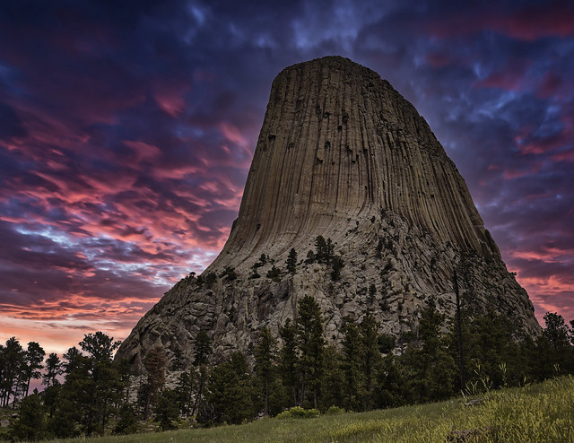 Devil's Tower in Northeast Wyoming