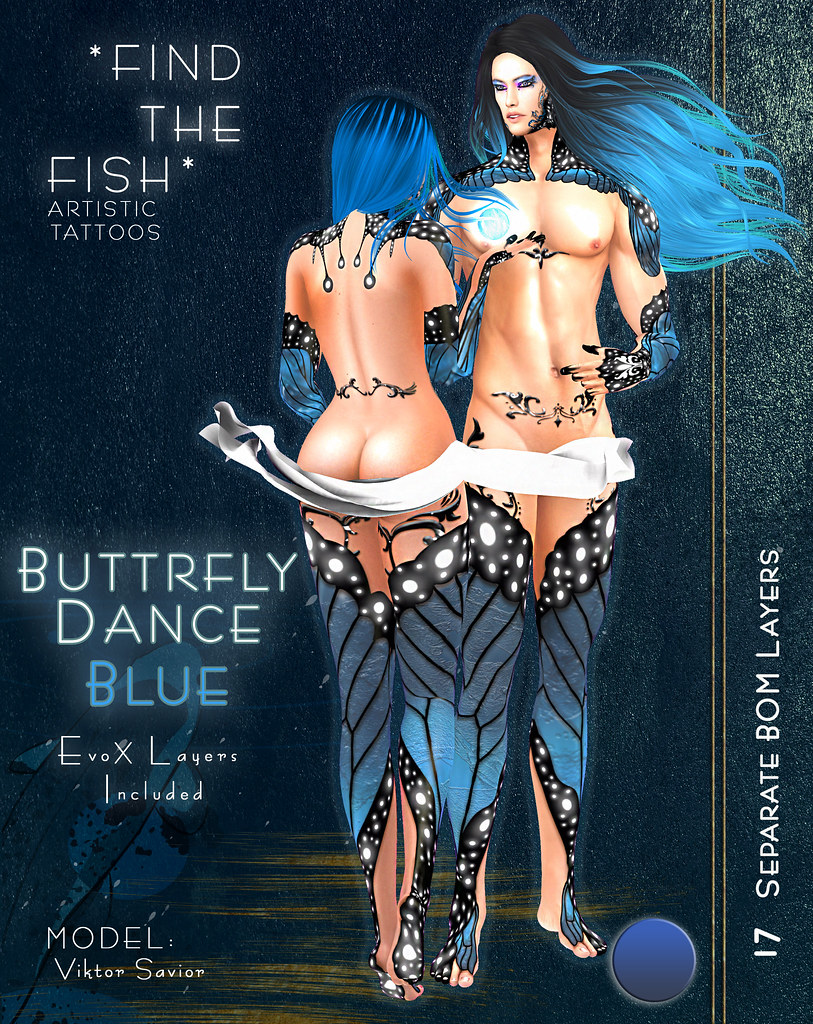 *Find the Fish* - Butterfly Dance Blue