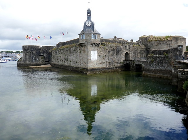 Beffroi et tour du Major, ville close, XVe-XVIe siècles, Concarneau,  Cornouaille, Finistère, Bretagne, France.
