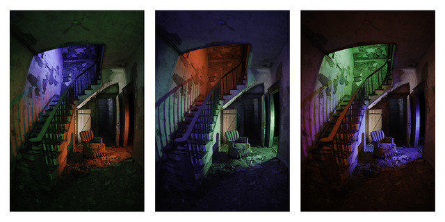 RGB Foyer Triptych