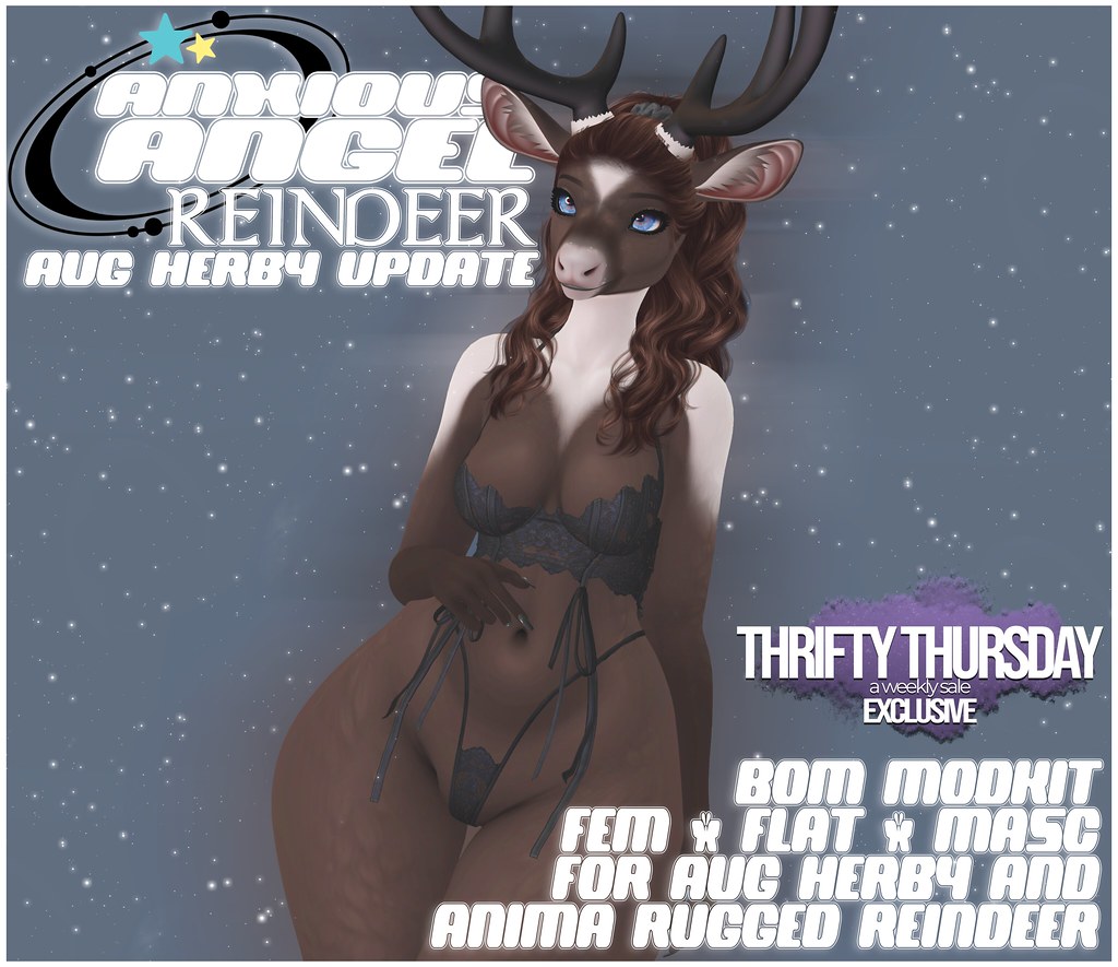 { aa } Reindeer - HERBY UPDATE for Thrifty Thursday