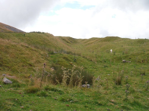 Disused mine workings SWC Walk 414 - Cross Fell and Great Dun Fell (Langwathby to Appleby)