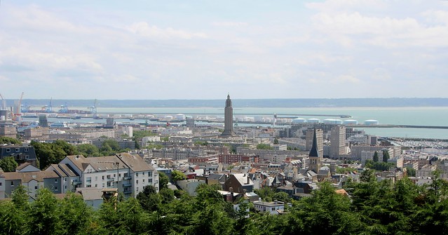 Sanvic - Le Havre vu des Jardins suspendus