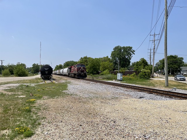 CPKC Running Eastbound Through Pingree Grove IL