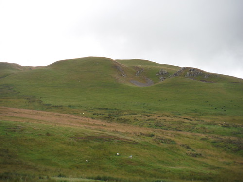 Some humps on the hill flank SWC Walk 414 - Cross Fell and Great Dun Fell (Langwathby to Appleby)
