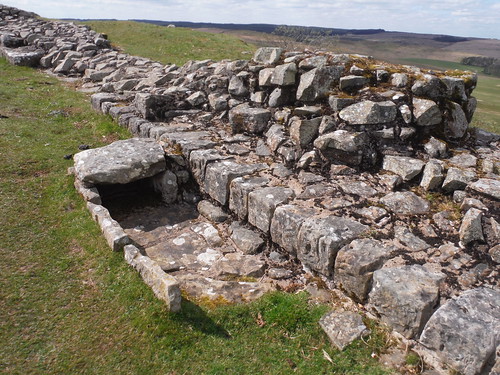 Medieval Stone Burial Cist by the Wall (50m from Milecastle 35) SWC Walk 413 - Hadrian's Wall Path Core Section (Lanercost to Halton Chesters)
