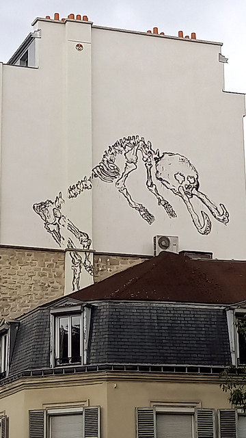 Street art by Bonom, Paris 11ème