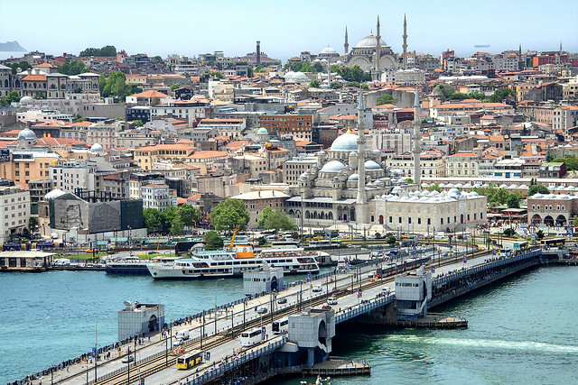 Istanbul's Eminönü District, Turkey
