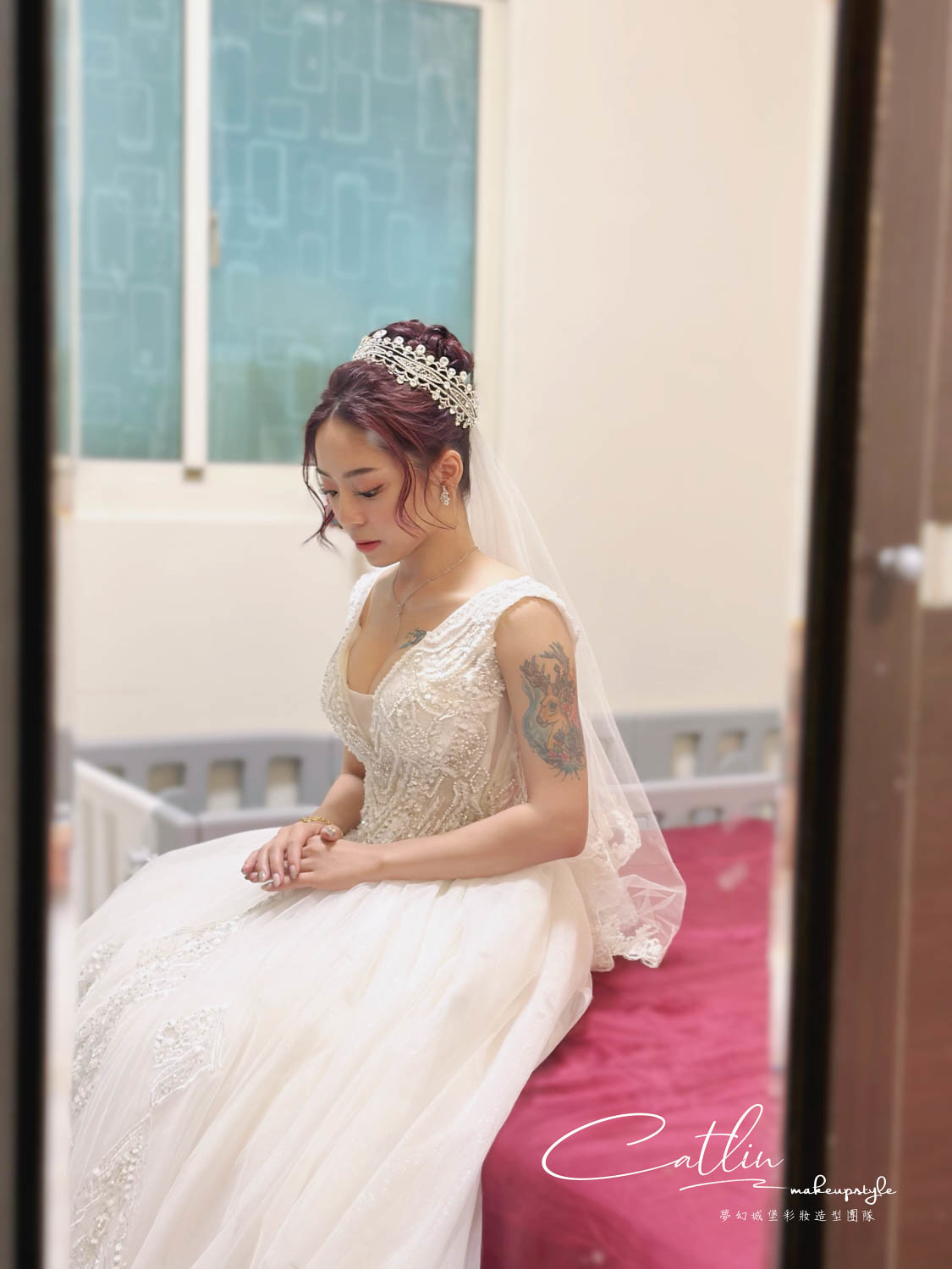 【新秘Catlin】bride心沄 結婚造型 / 韓系公主