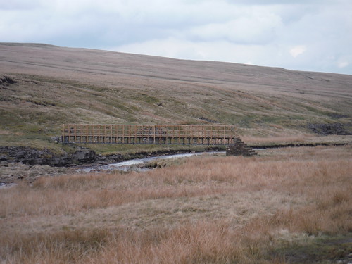 Footbridge over the Maize Beck SWC Walk 415 - High Cup Nick (Appleby-in-Westmoreland Circular) [Extension via Warcop Range and Scordale]