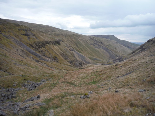 Spoil Heaps from disused mines, Middle Scordale SWC Walk 415 - High Cup Nick (Appleby-in-Westmoreland Circular) [Extension via Warcop Range and Scordale]