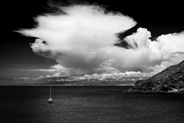 Boat and Big Cloud