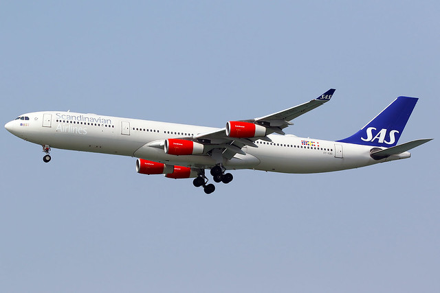 Scandinavian Airlines | Airbus A340-300 | OY-KBD | Hong Kong International