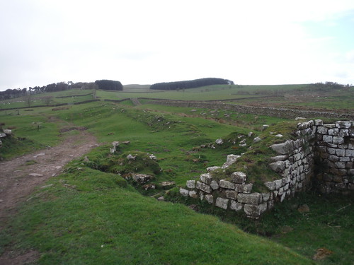 Great Chesters/Aesica Roman Fort: walls SWC Walk 413 - Hadrian's Wall Path Core Section (Lanercost to Halton Chesters)
