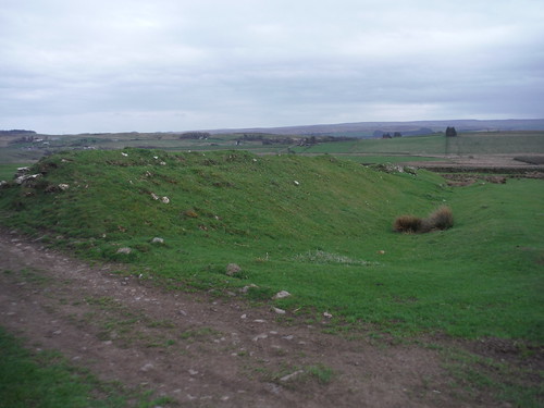 Great Chesters/Aesica Roman Fort: earthworks SWC Walk 413 - Hadrian's Wall Path Core Section (Lanercost to Halton Chesters)