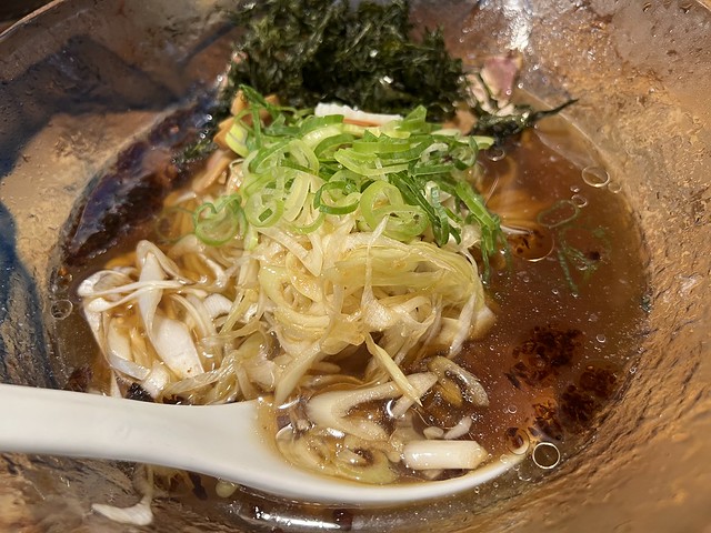 [G麺7] 冷やしネギ醤油ラーメン Chilled Green Onion Soy Sauce Ramen