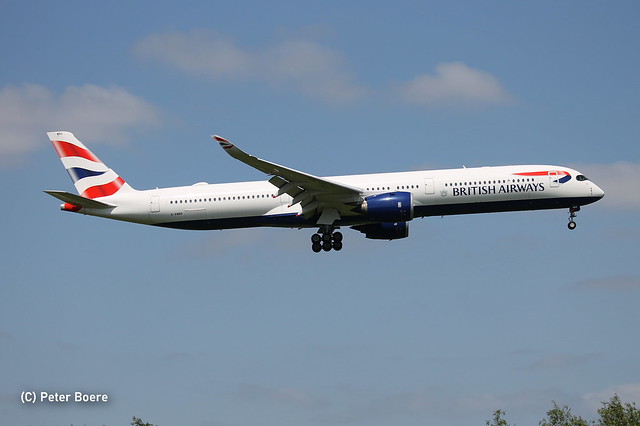 British Airways A350 in London, 02-06-2023