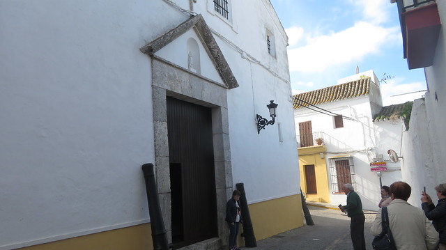 Entrance  to  Convent Jesus, Mary  and Joseph,  Calle San  José,  Medina  Sidonia, Cadiz,  Andalucia, Spain