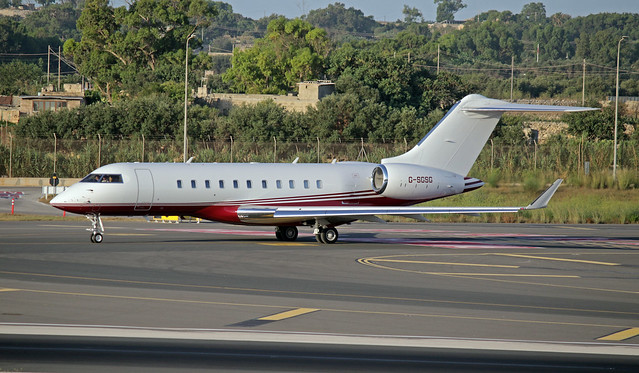 G-SGSG LMML 11-07-2023 Private Bombardier BD-700-1A11 Global 5000 CN 9780