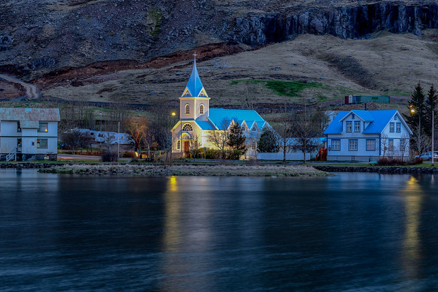 Blue church / Seydisfjordur / Iceland
