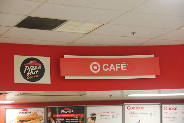 Target Café / Pizza Hut Express signs