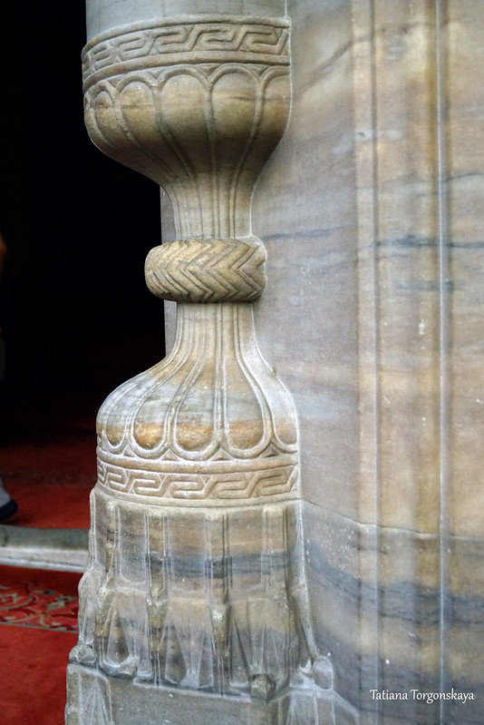 Портал мечети Сулеймание - фрагмент декора