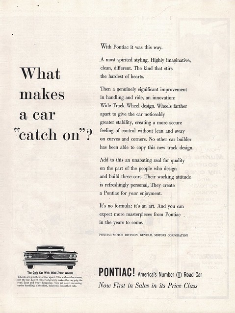 1959 Pontiac Hardtop Range Page 2 USA Original Magazine Advertisement